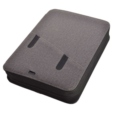 Logo trade promotional gifts image of: Folder A5 & power bank 4000 mAh SORBONNE Pierre Cardin